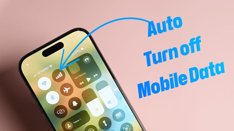 How to Turn Off Mobile Data When iPhone Connects to Wi-Fi