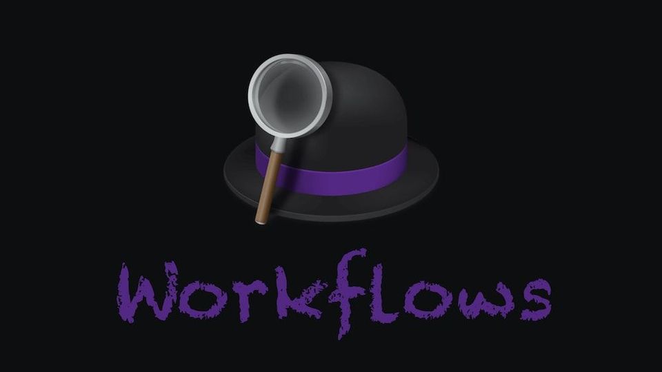 alfred 4 workflows