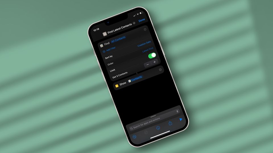 How to Find Recently Added Contacts on iPhone Using Shortcuts