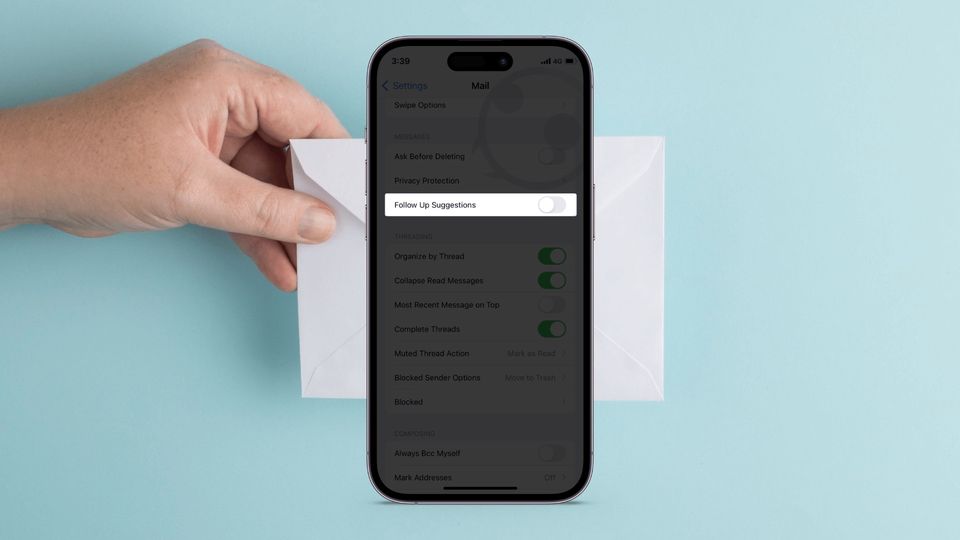 How to Turn Off Apple Mail Follow Up Suggestions