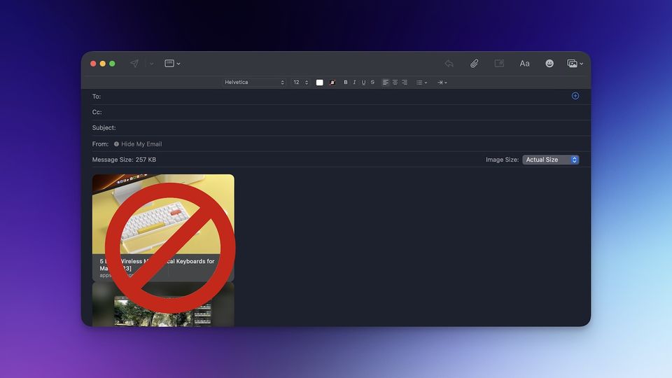 How to Disable Apple Mail Rich Link Preview in macOS Ventura