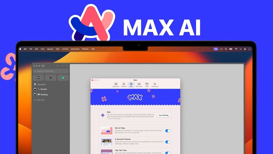 Arc Browser Unveils Arc Max: 5 New AI Features for a Smarter Browser