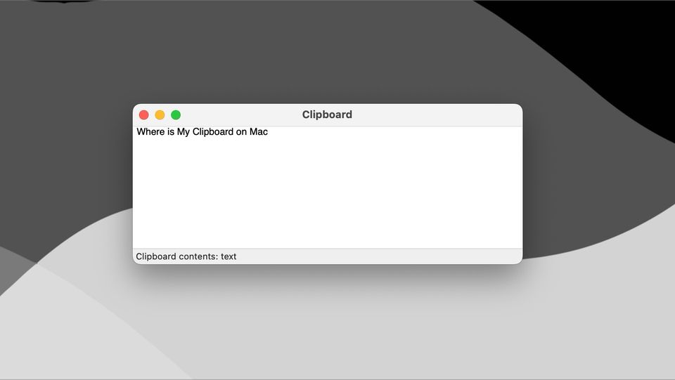 Clipboard on Mac