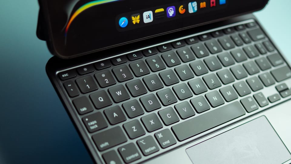 iPad Pro Magic Keyboard with attached iPad Pro