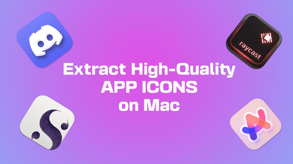 Grab HIGH QUALITY Icons from ANY Mac App in Seconds!